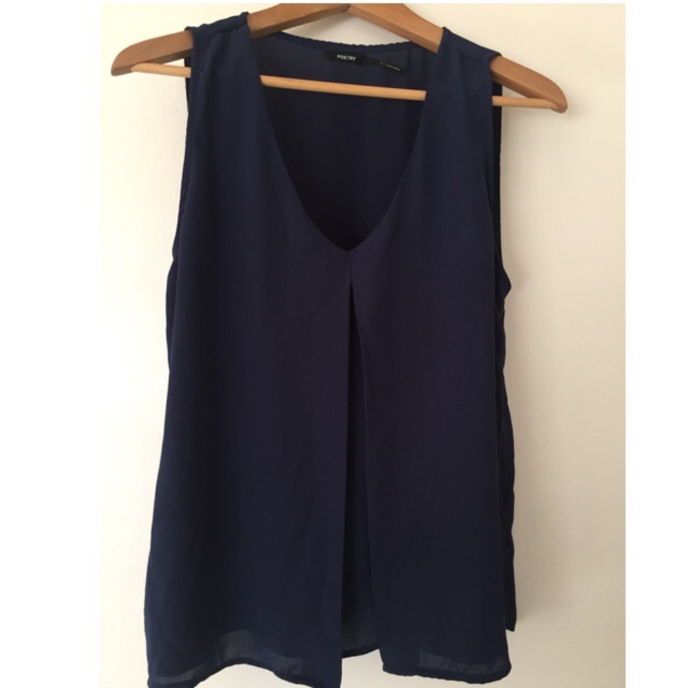 Royal Blue Tank/Blouse